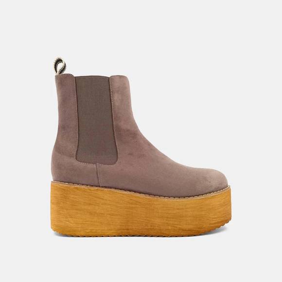 NEW SHU SHOP yoshi boot in taupe suede - Picture 2 of 3